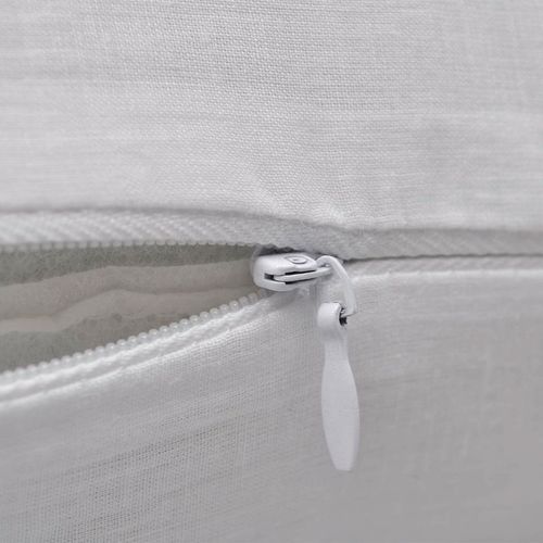 130901 4 White Cushion Covers Cotton 40 x 40 cm slika 13