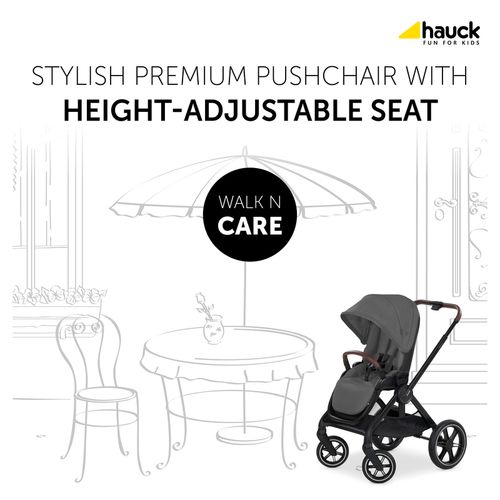 Hauck kolica Walk N Care - Darke Grey slika 4