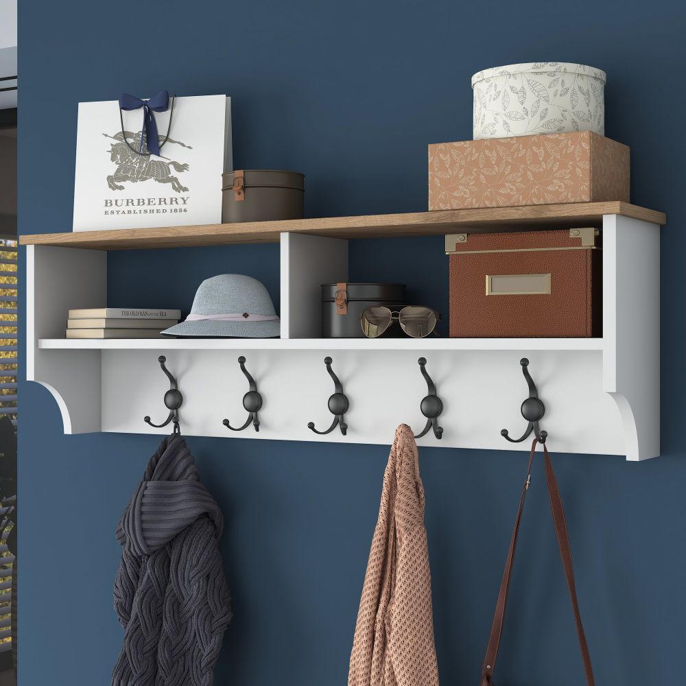 P2 - 2460 WhiteWalnut Hall Stand slika 1