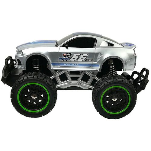 Monster Truck Mustang na daljinsko upravljanje 1:24 srebrni slika 4