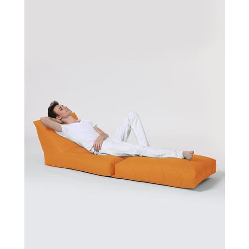 Atelier Del Sofa Siesta Sofa Bed Pouf - Narandžasti Vrt Bean Bag slika 6