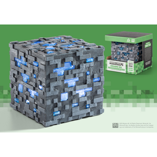 NOBLE COLLECTION – MINECRAFT – ILLUMINATING DIAMOND ORE slika 1