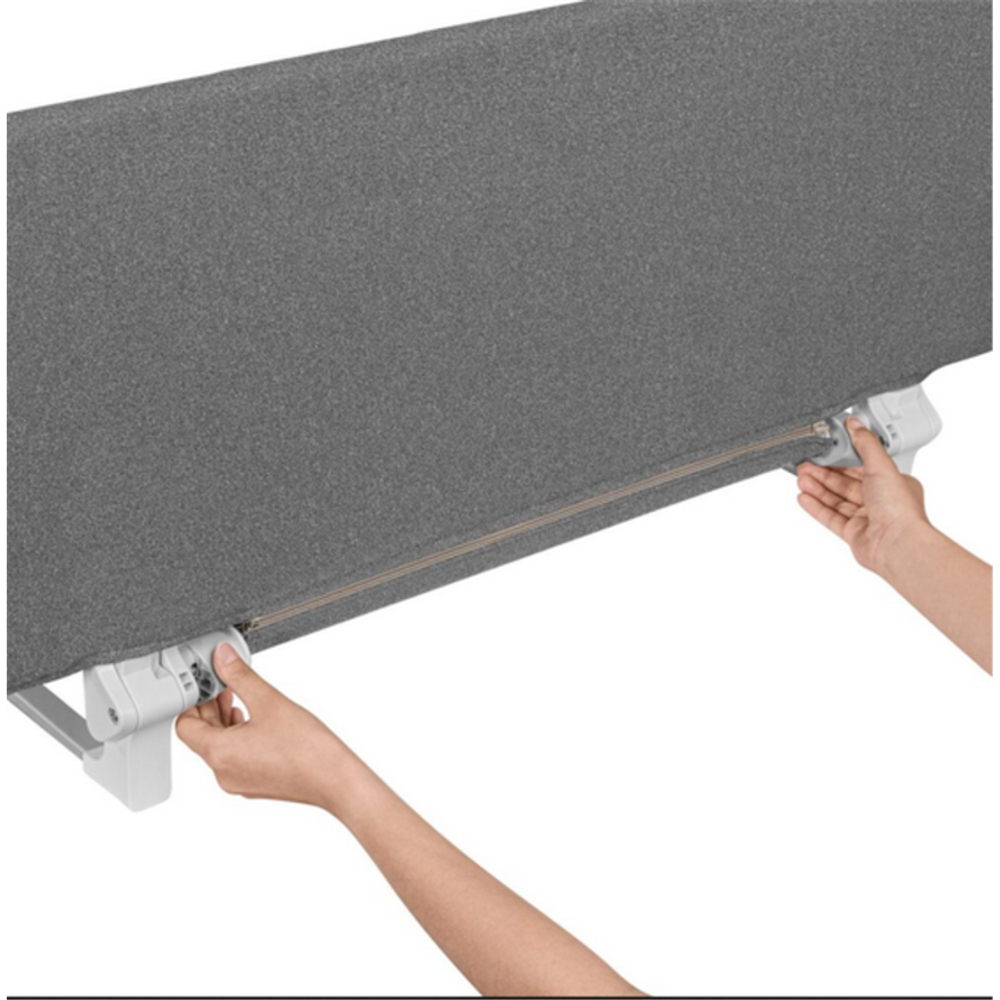 Lionelo Sigurnosna ogradica za krevet Lora XL 150x45cm, Gray Stone  slika 4