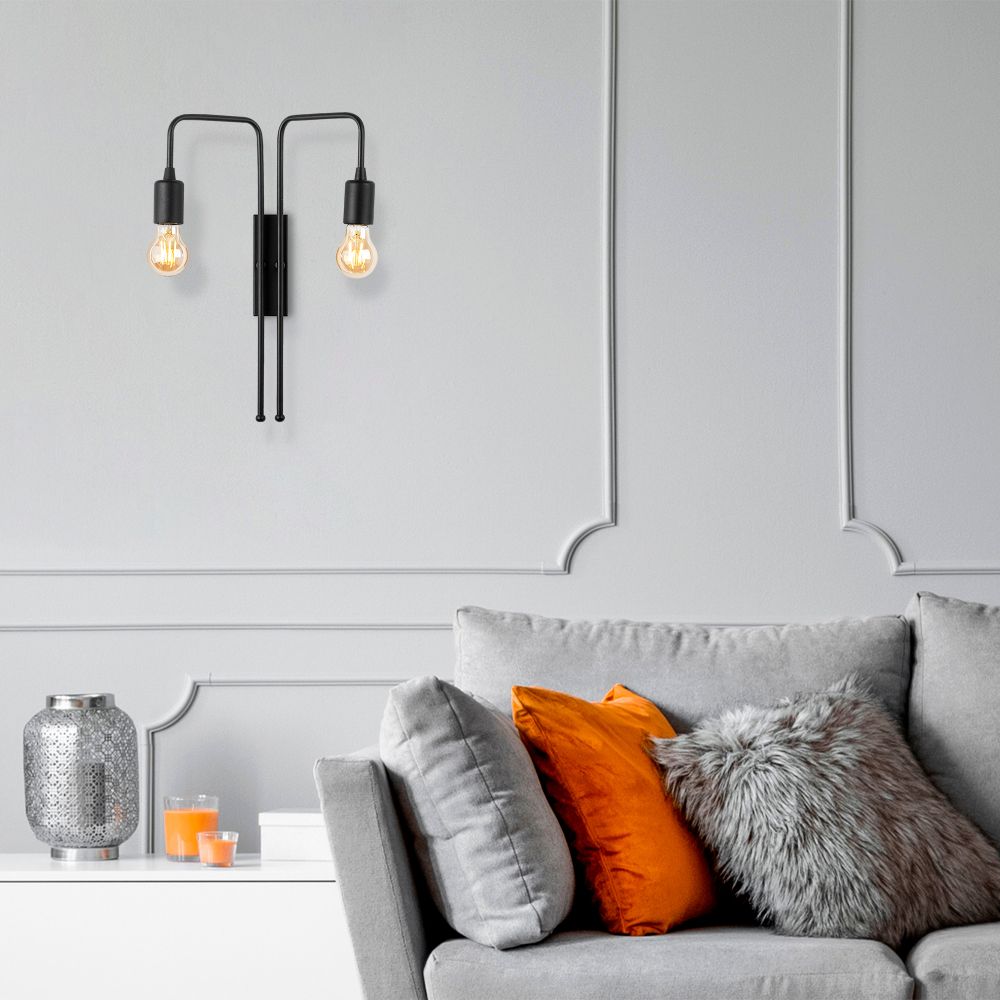 Mum - 3512 Crna Zidna Lampa slika 1
