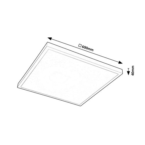 Rabalux Damek2 led plafonska lampa  71078 slika 3