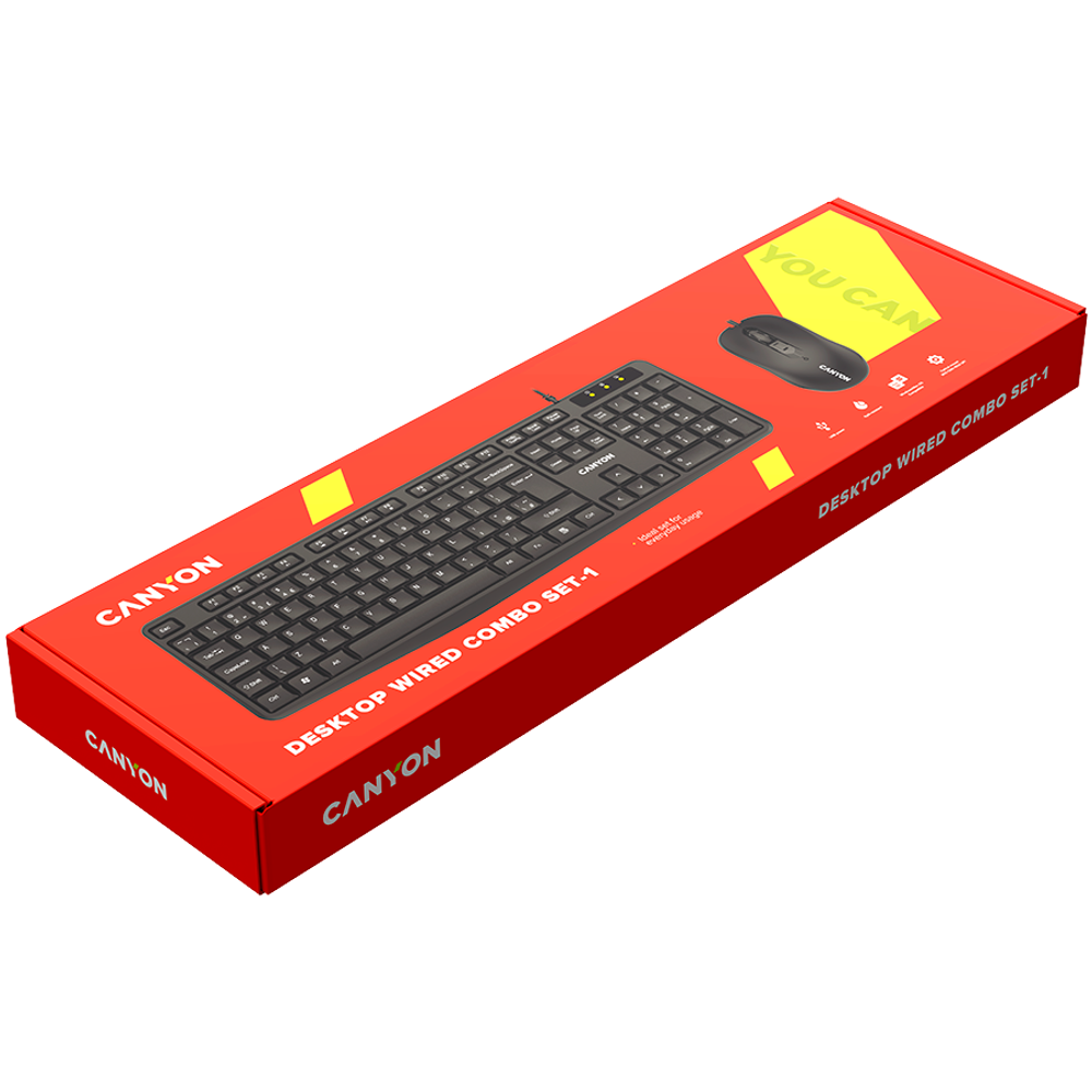 CANYON CNE-CSET1-AD Tastatura i Miš slika 3