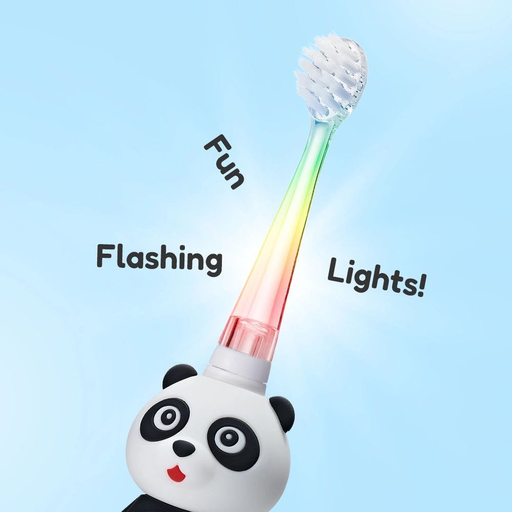 Brush-Baby Dječija punjiva električna četkica WildOnes - Panda slika 6