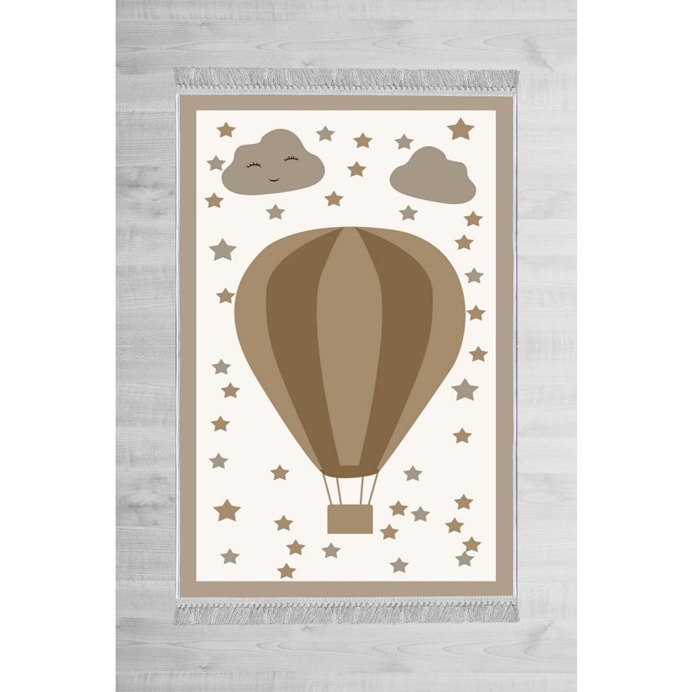 Tanki tepih sa digitalnim printom Balon na vrući zrak (100 x 150 cm) ELS587 slika 4