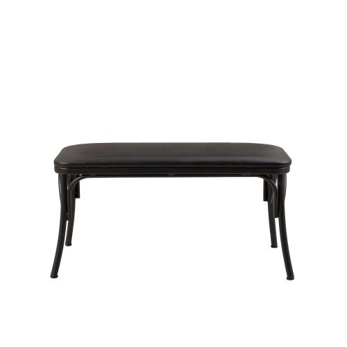 Woody Fashion Klupa, Crno, Oliver Bench -  Black slika 1