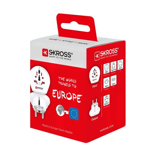 Travel adapter SKR1500211E univerzalni Svetski na Evropski 13A slika 4