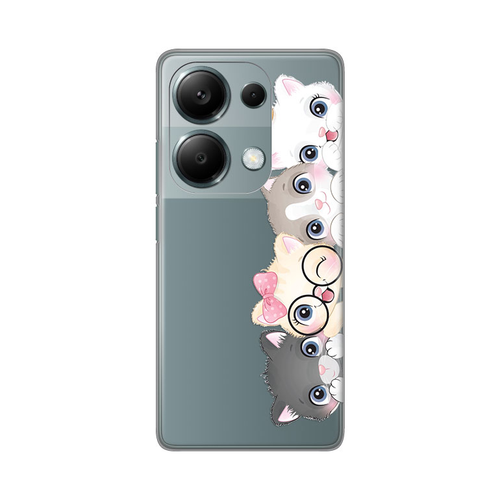 Torbica Silikonska Print Skin za Xiaomi Redmi Note 13 Pro 4G (EU) Cats slika 1