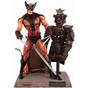 Marvel Select Brown Wolverine figura 18 cm