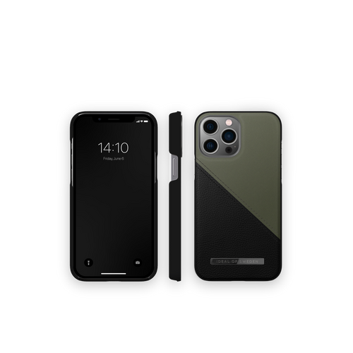 iDeal of Sweden Maskica AT - iPhone 13 Pro Max - Onyx Black Khaki slika 1