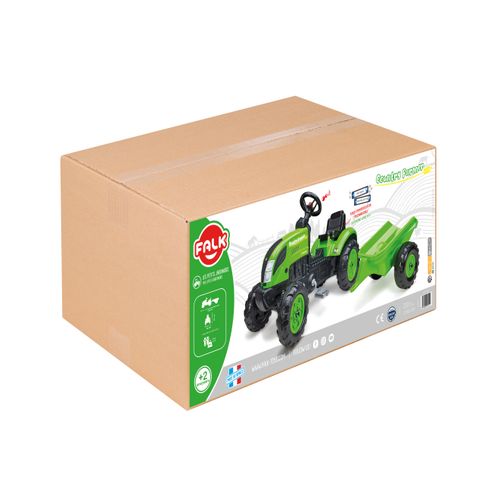 FALK traktor Garden Master s prikolicom, zeleni 2057 L slika 5