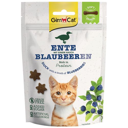GimCat Soft Snacks poslastica za mačke Patka i Borovnica, 60 g slika 1