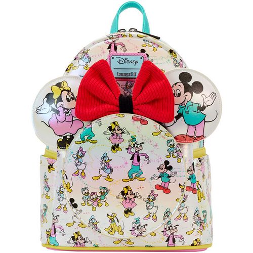 Loungefly Disney 100 Mickey &#38; Friends Classic backpack + ear headband slika 1