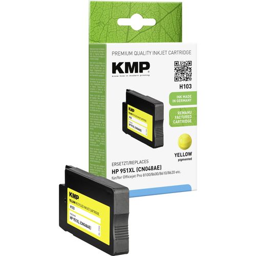 KMP tinta zamijenjen HP 951XL kompatibilan  žut H103 1723,4009 slika 3