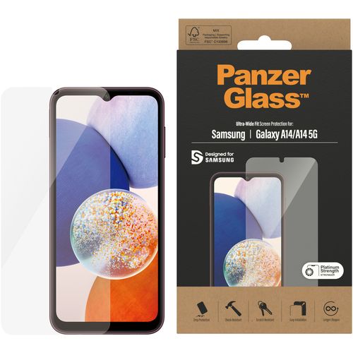Panzerglass zaštitno staklo za Samsung Galaxy A14/A14 5G ultra wide fit  slika 1