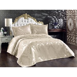 Beste - Cappuccino Cappuccino Double Bedspread Set