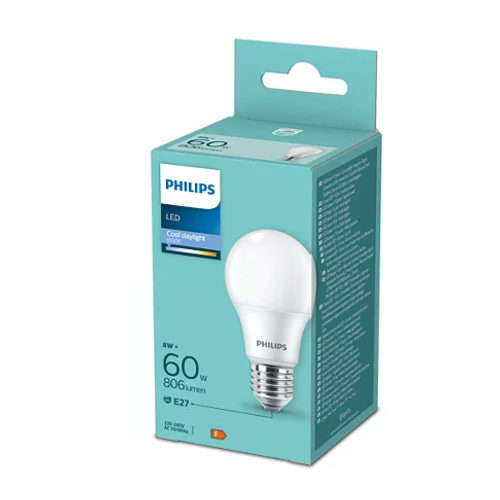 Philips led sijalica 8w(60w) a60 e27 6500K  cdl fr nd 1pf/6,929002306496, slika 2