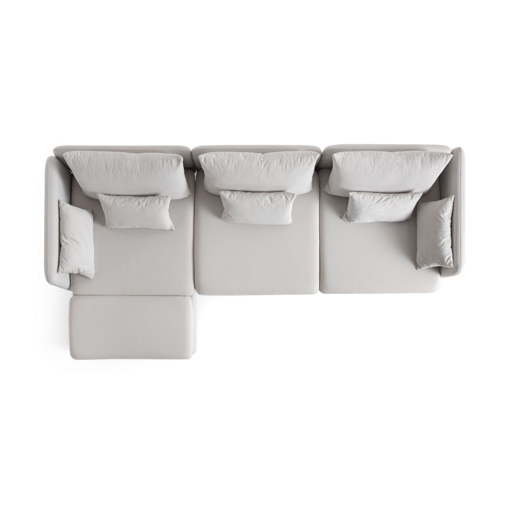 Ugaona Sofa Flexy Relax - boja: krem slika 12