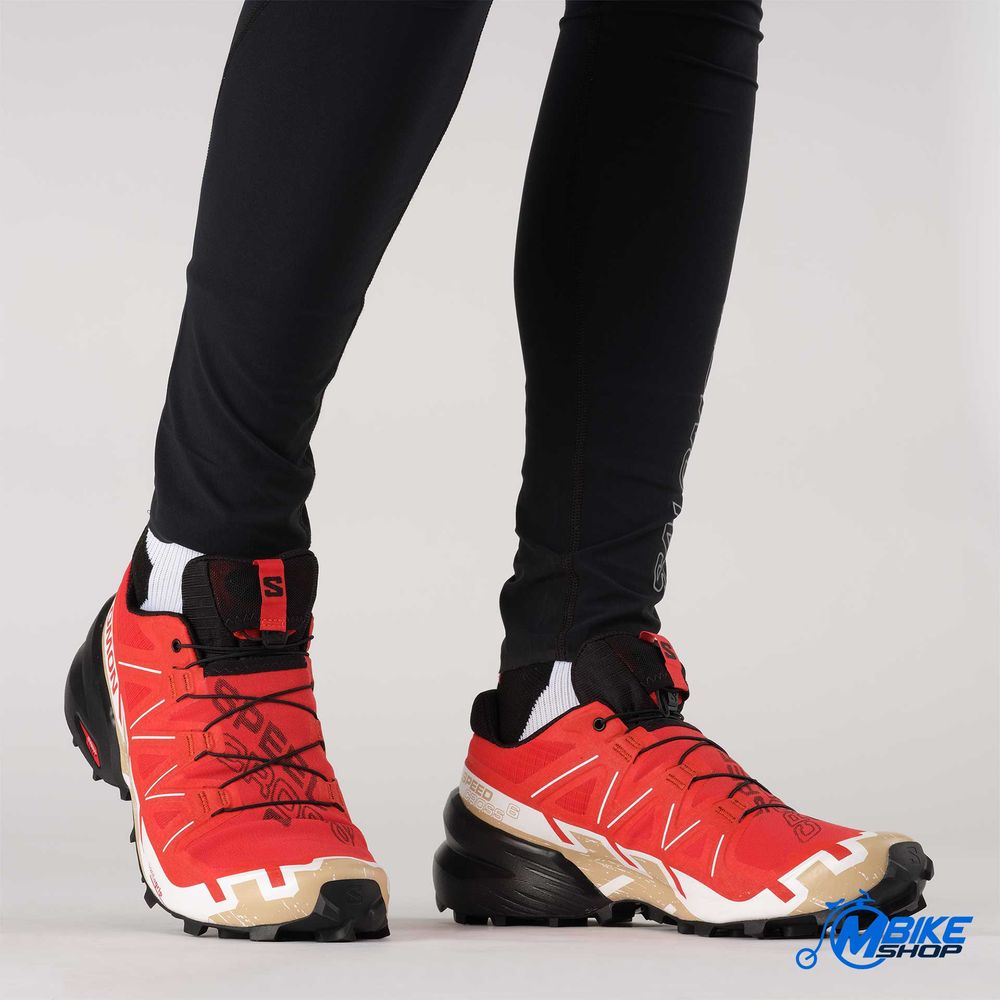 Salomon Muške patike Speedcross 6, Fiery Red/Black/Safari slika 6