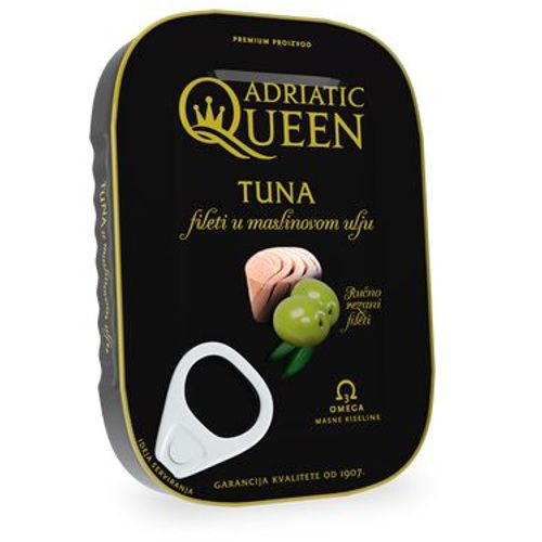 Adriatic queen tuna fileti u maslinovom ulju 105g slika 1