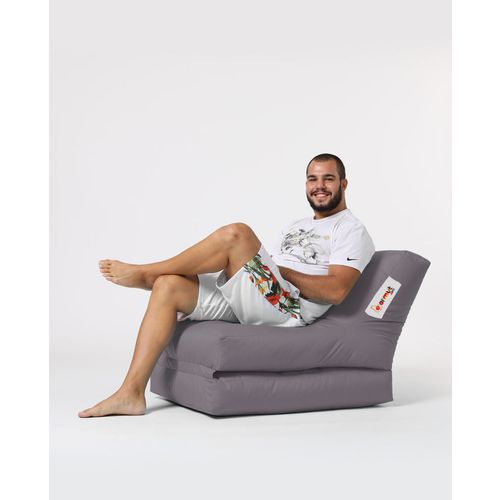 Atelier Del Sofa Siesta Sofa Bed Pouf - Fume Fume Vodootporni Baštenski Ležaljka slika 4