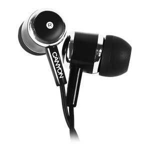 Canyon EPM- 01 Stereo earphones with microphone, Black