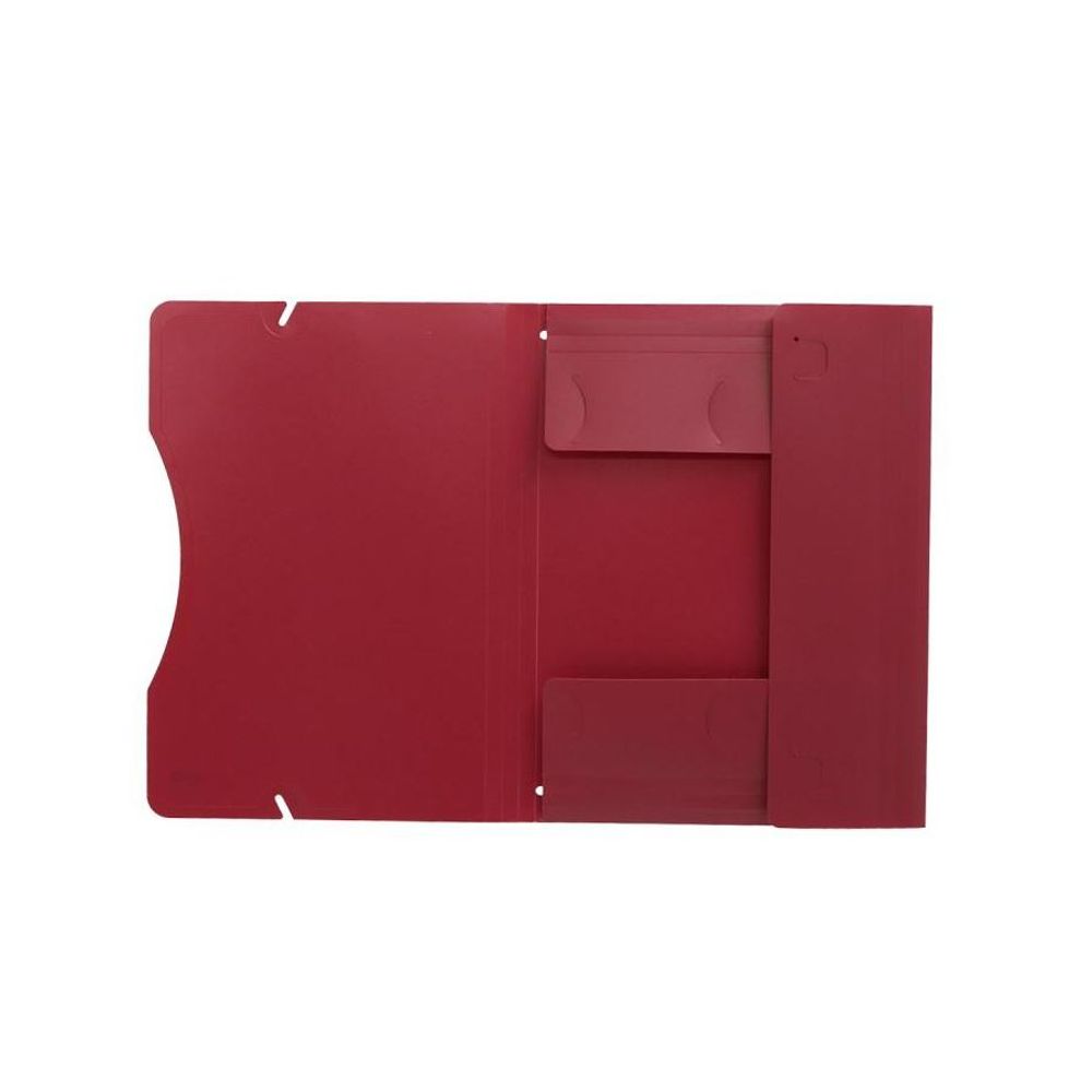 TipTop Office Fascikla 3KL & Gumom A4 PP, Bordo slika 2