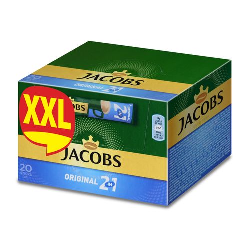 Jacobs kava XXL promo 2in1 20 komada x 14g slika 1