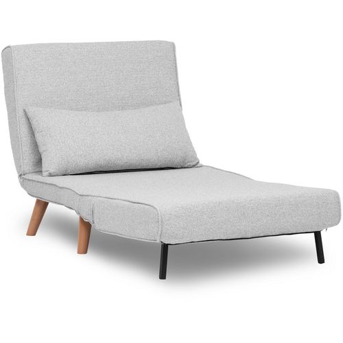 Folde Single - Teddy Fabric - Grey Grey 1-Seat Sofa-Bed slika 10