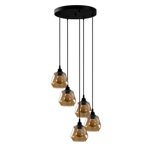 Zlatni luster - 034 Gold Black Chandelier slika 4