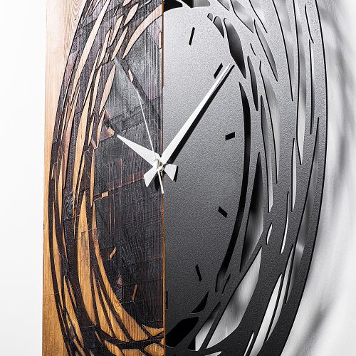 Wallity Ukrasni drveni zidni sat, Wooden Clock 39 slika 6