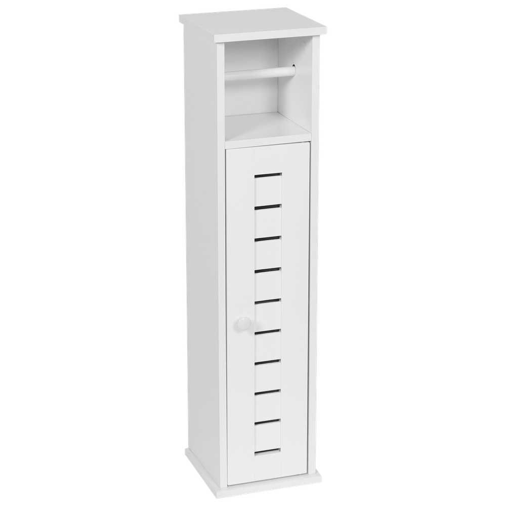 Tendance držač toaletnog papira sa spremnikom Santorini , MDF, bijeli slika 1