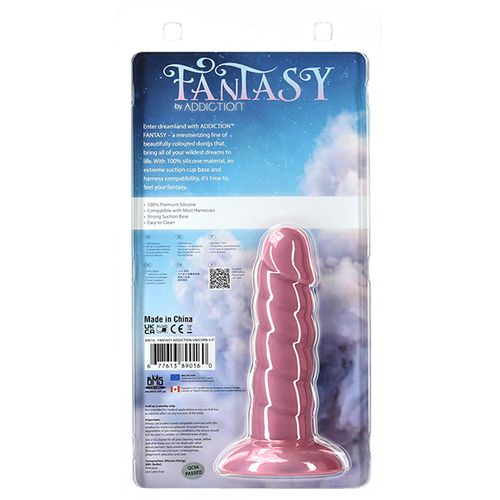 Dildo Addiction - Fantasy, 14 cm, tamno ružičasti slika 4