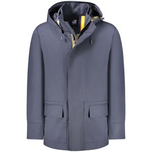 K-WAY TRENCH MEN BLUE