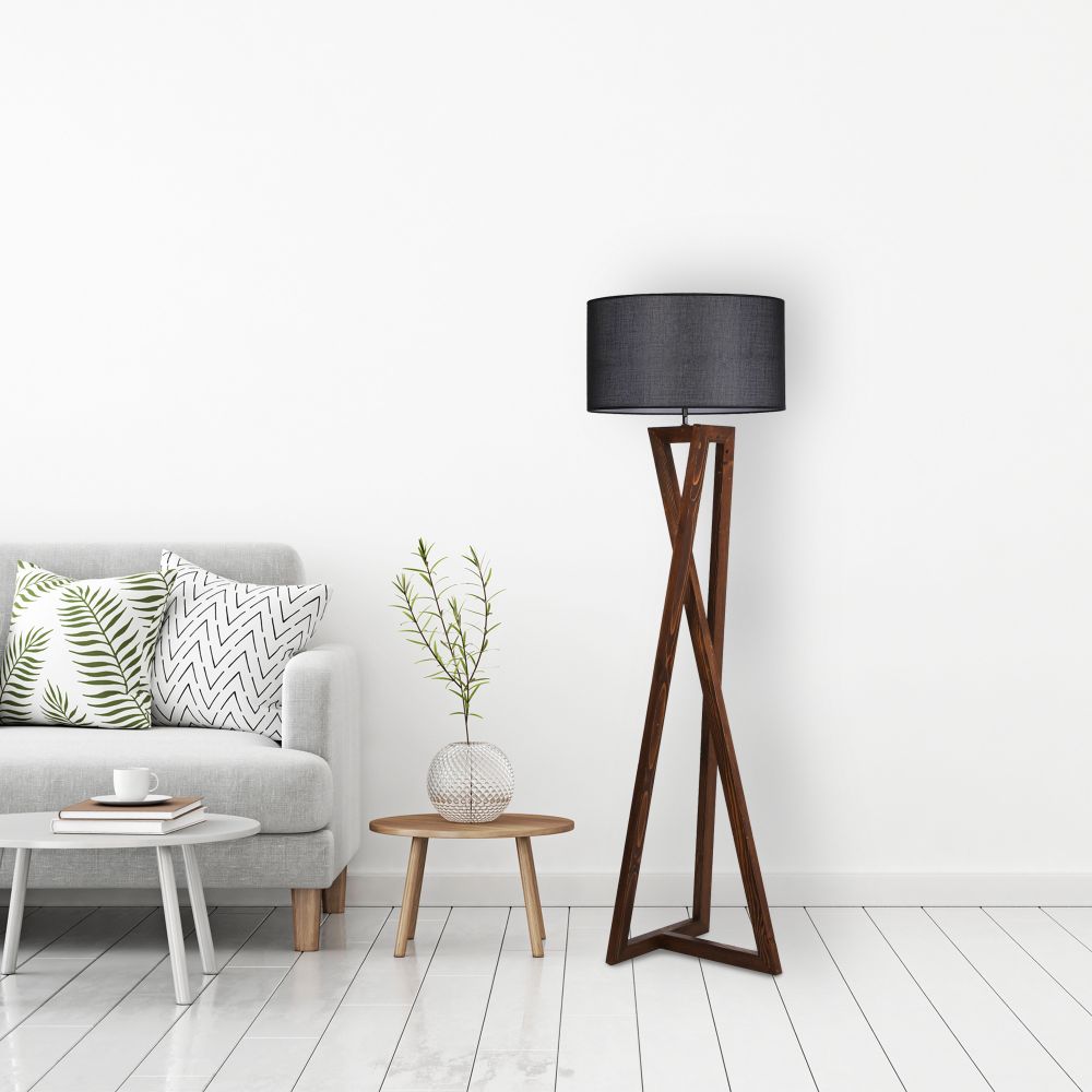 8278-1 Black
Walnut Floor Lamp slika 1