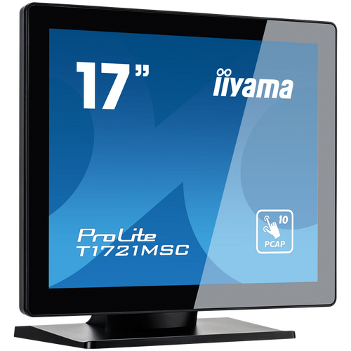 IIYAMA T1721MSC-B2  Monitor 17" PCAP Bezel Free Front, 10P Touch, 1280x1024, Speakers, VGA, HDMI, 230cd/m², USB Interface, External Power Adapter, Multitouch with supported OS slika 2