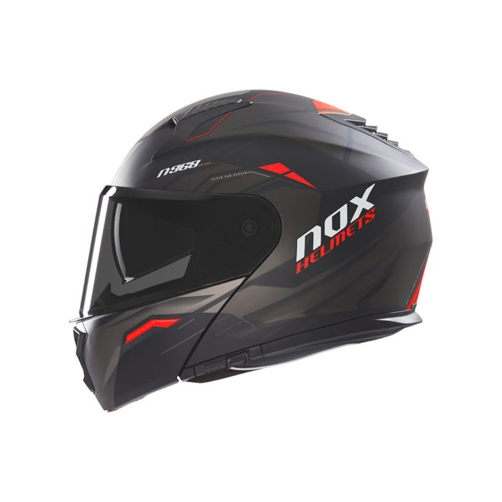 Modularna - flip up kaciga za motor NOX N968 Ultra - CC vel.XL slika 4