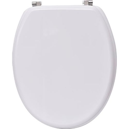 TENDANCE WC DASKA MDF SA INOX OKOVIMA, BIJELA slika 1