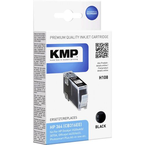 KMP patrona tinte  kompatibilan zamijenjen HP 364 crn H108 1712,8001 slika 1