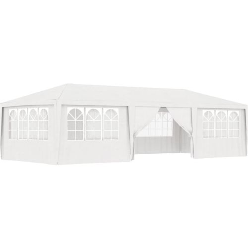 Profesionalni šator za zabave 4 x 9 m bijeli 90 g/m² slika 26
