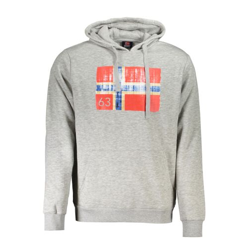 NORWAY 1963 MEN'S ZIP-UP SWEATSHIRT GREY slika 1