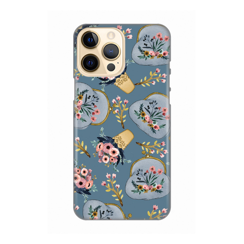 Torbica Silikonska Print za iPhone 13 Pro Max 6.7 Retro Blue slika 1