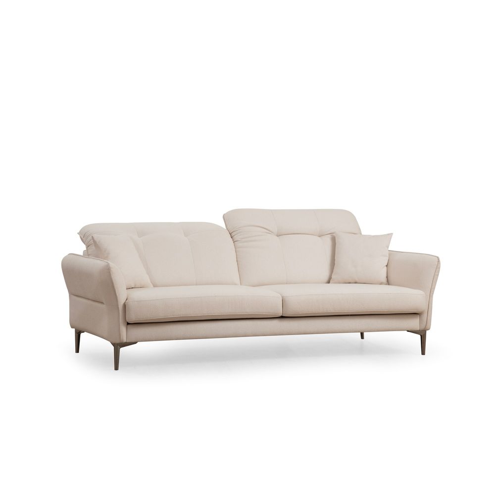 Costor White - Bijela Sofa sa 3 Mjesta slika 6