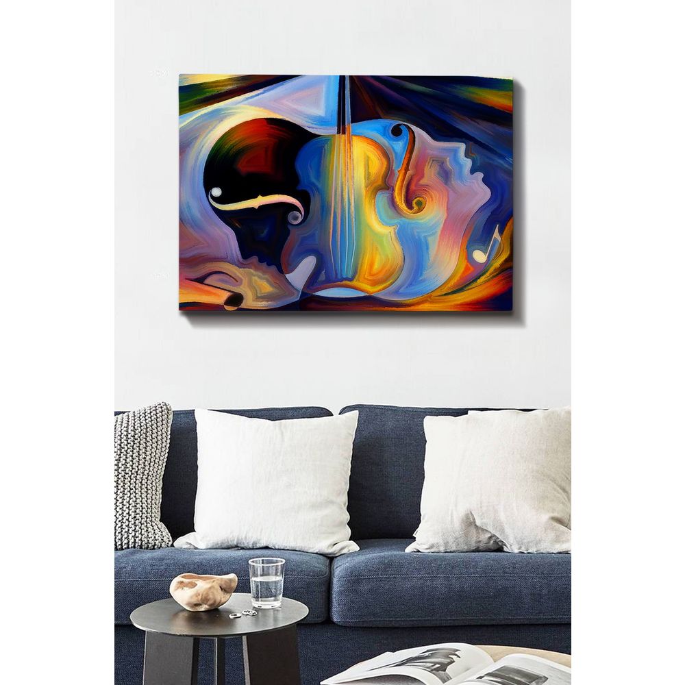Šareno Dekorativno Platno (70 x 100 cm) - Model 106- izložbeni artikl (oštećena ambalaža) slika 2