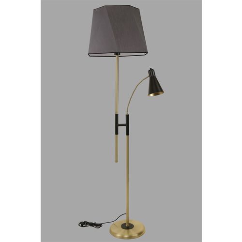 Forza Eskitme Lambader Altıgen Koyu Gri Abajurlu Anthracite Floor Lamp slika 2