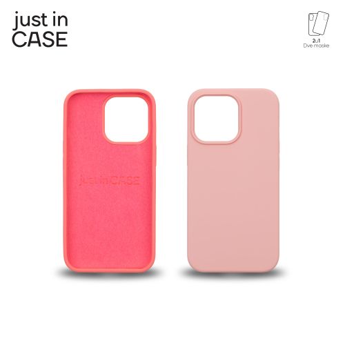 2u1 Extra case MIX PLUS paket PINK za iPhone 13 Pro slika 3