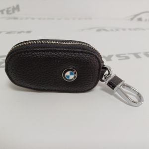 Torbica Kožna Za Ključ Crna BMW